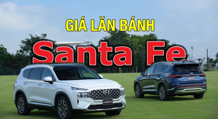 Giá lăn bánh Hyundai Santa Fe 2021